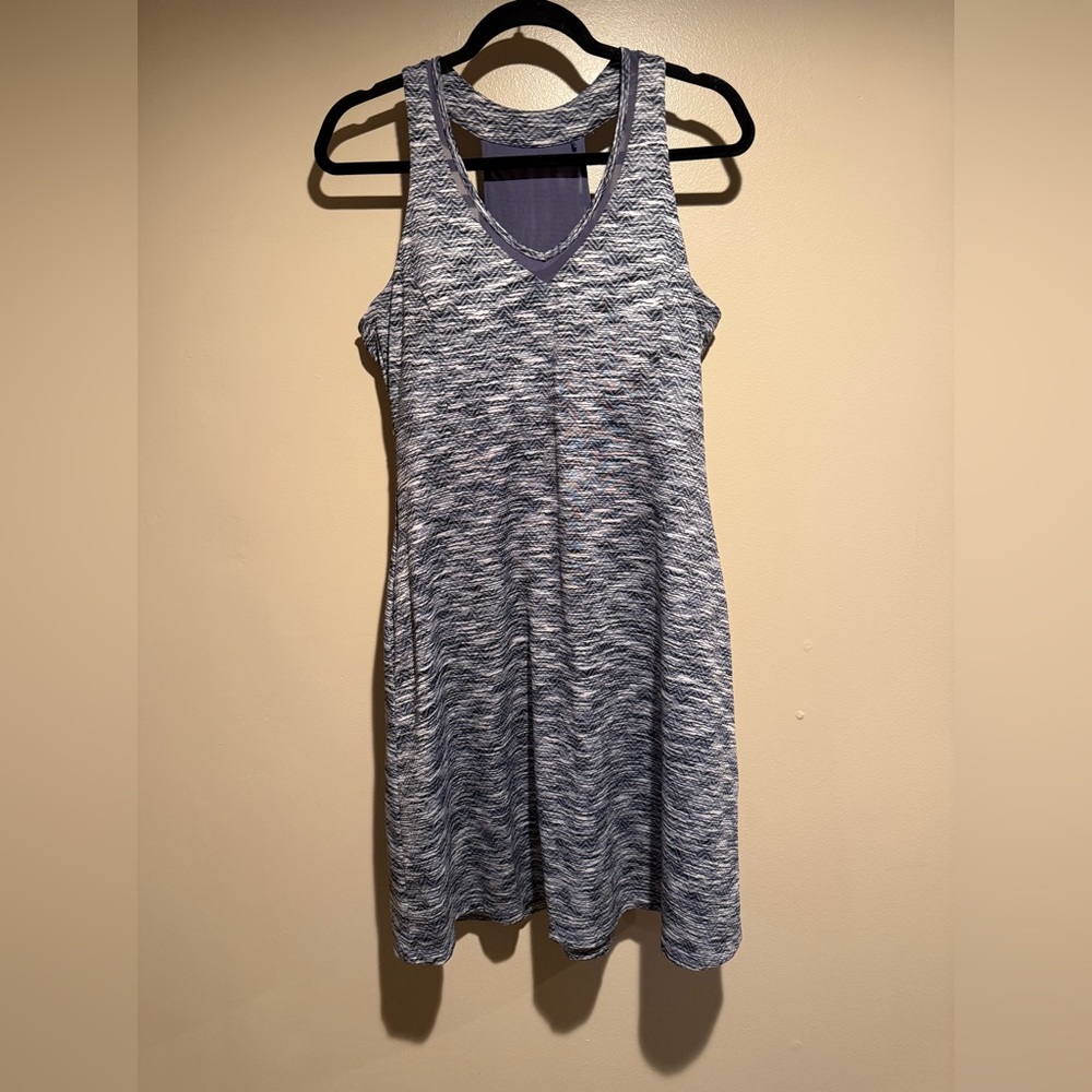 MPG Size large Mondetta Lavender Gray Athletic Dress performance tennis golf